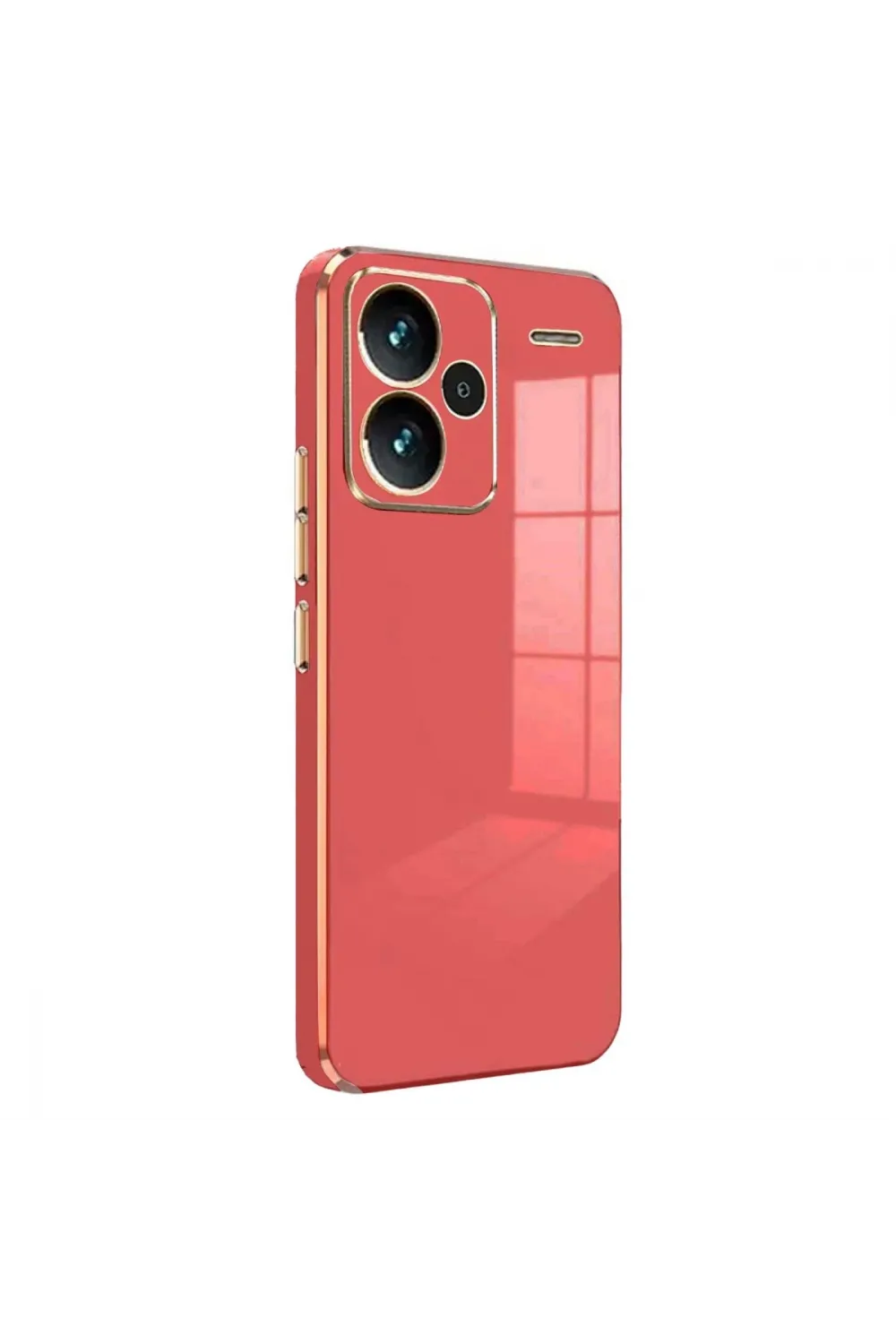 Xiaomi Redmi Note 13 Pro Plus Kılıf Volet Silikon - Kırmızı