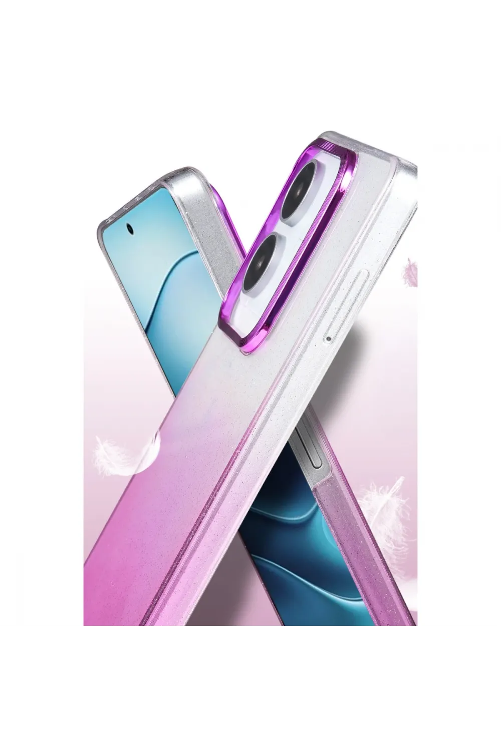Xiaomi Redmi Note 14 4g Glossy Kapak - Mor