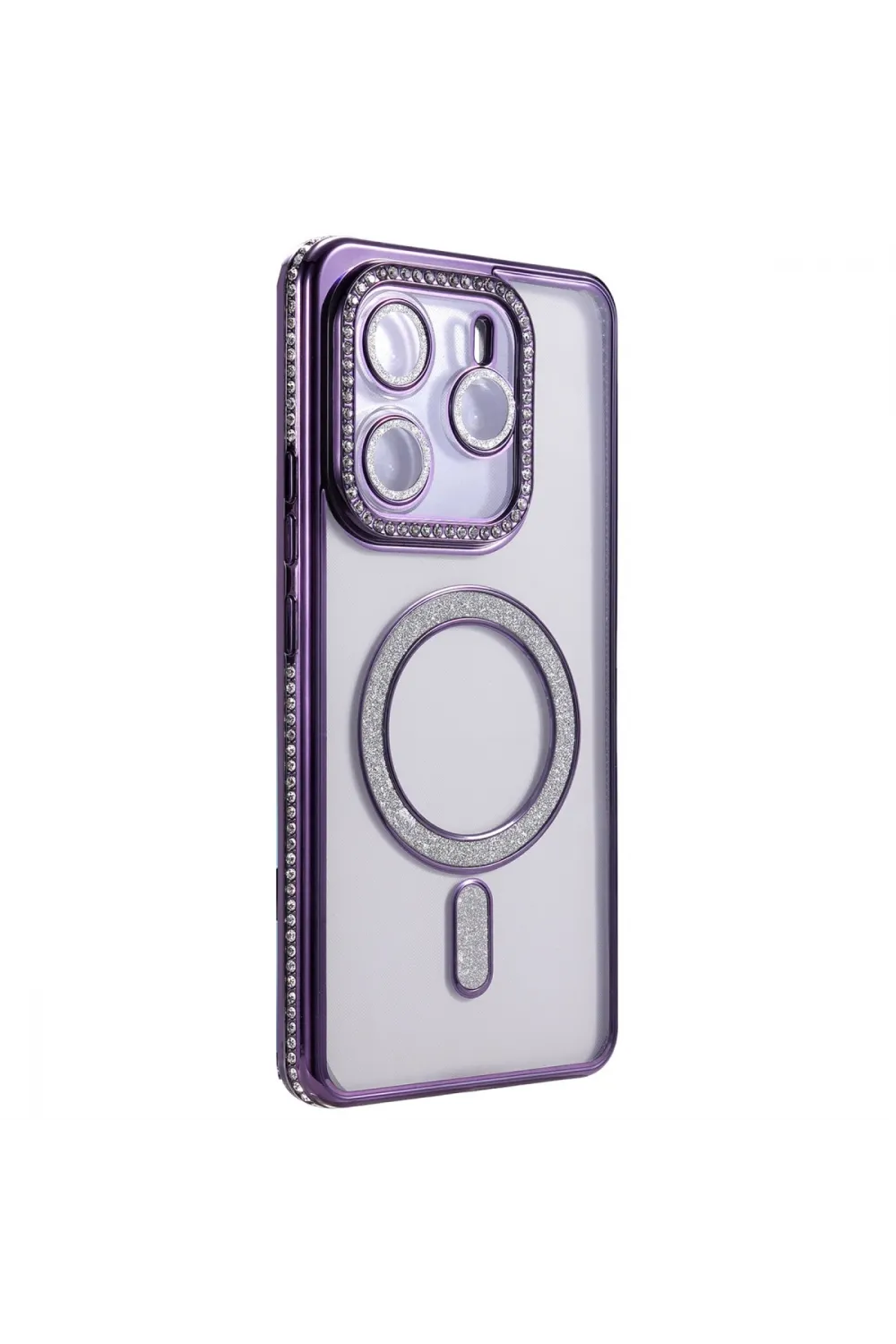 Xiaomi Redmi Note 14 4g Joke Simli Magneticsafe Kılıf - Derin Mor