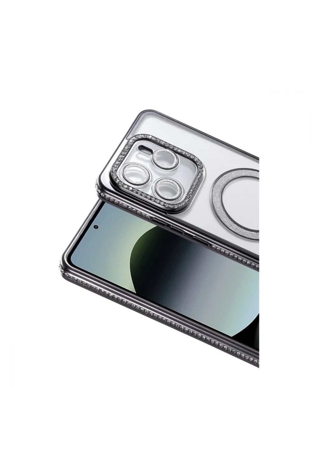 Xiaomi Redmi Note 14 4g Joke Simli Magneticsafe Kılıf - Siyah