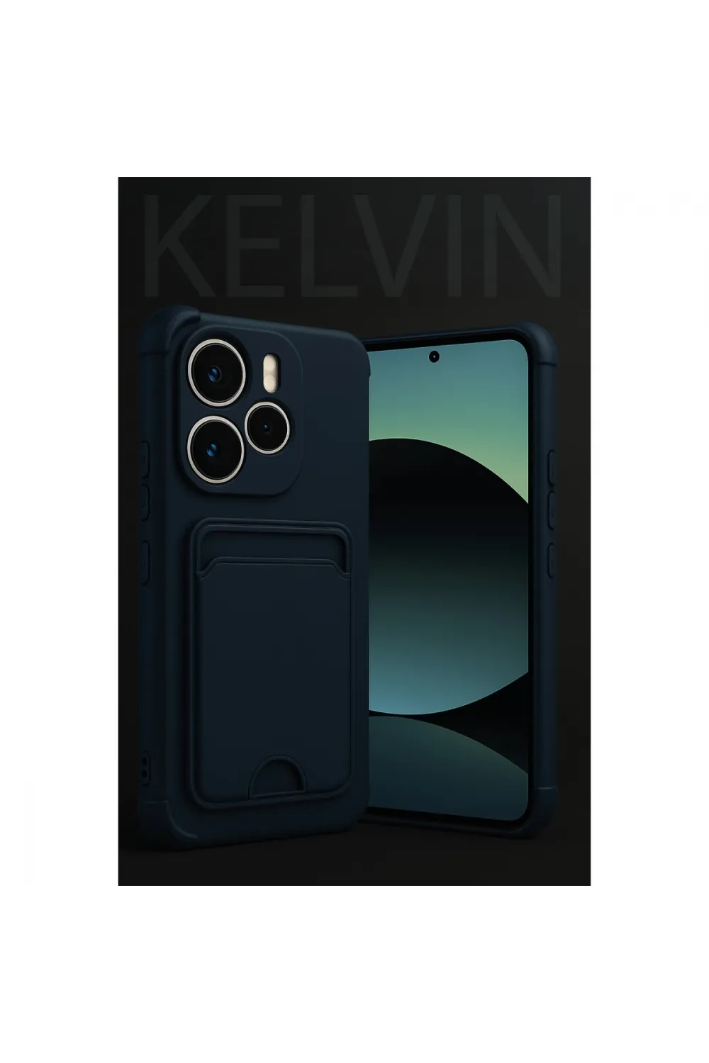 Xiaomi Redmi Note 14 4g Kelvin Kartvizitli Silikon - Siyah