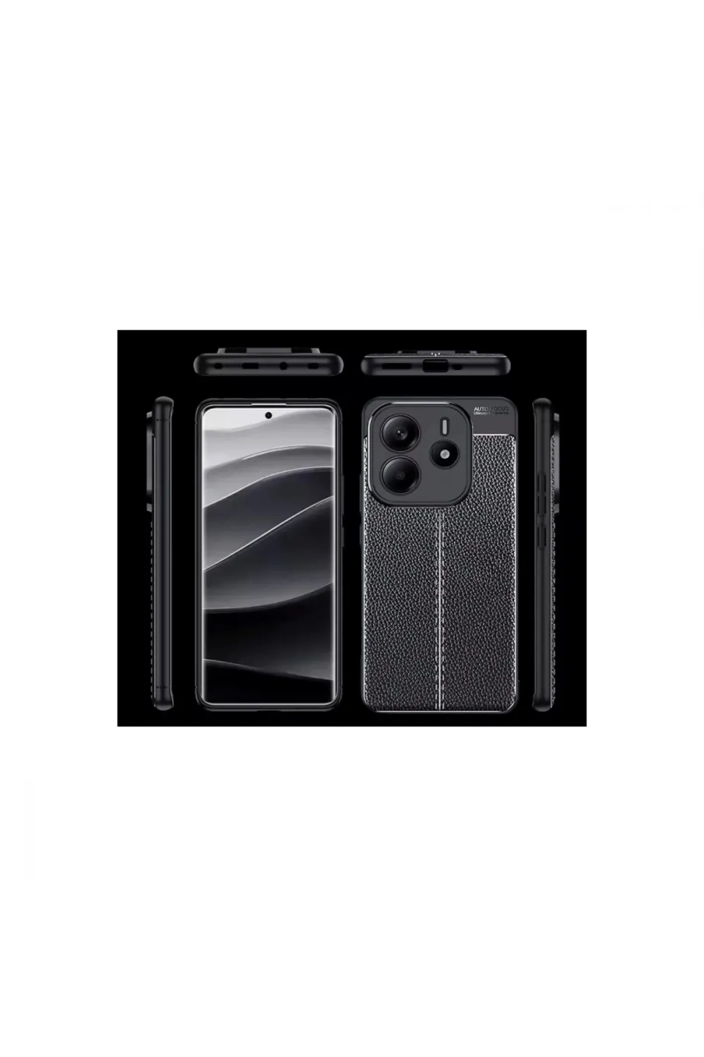 Xiaomi Redmi Note 14 4g Kılıf Auto Focus Kapak - Siyah