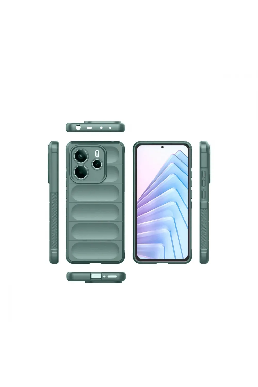 Xiaomi Redmi Note 14 4g Kılıf Optimum Silikon - Siyah