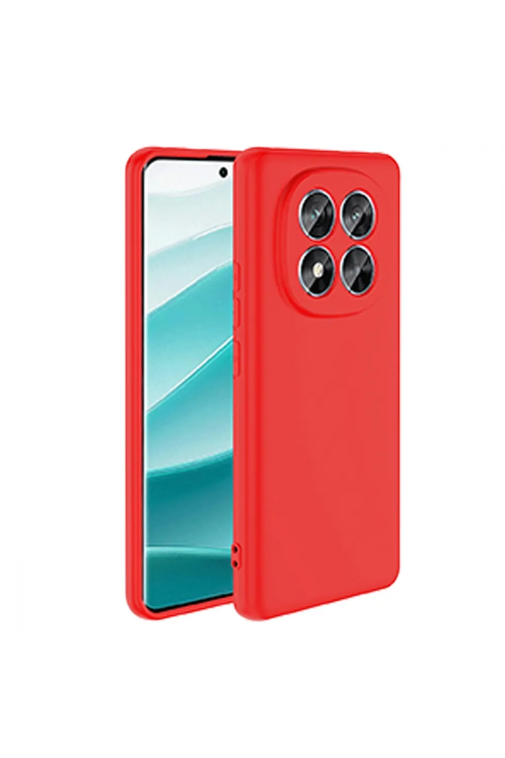 Xiaomi Redmi Note 14 Pro 4g Kılıf First Silikon - Kırmızı