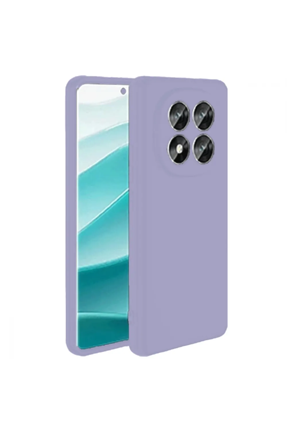 Xiaomi Redmi Note 14 Pro 4g Kılıf First Silikon - Lila