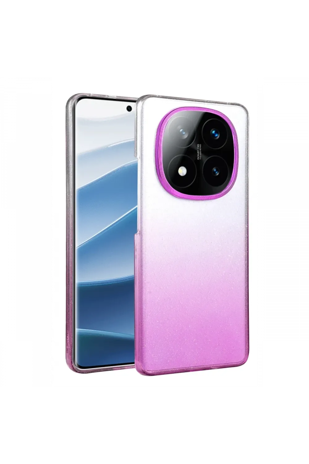 Xiaomi Redmi Note 14 Pro 5G Glossy Kapak - Mor