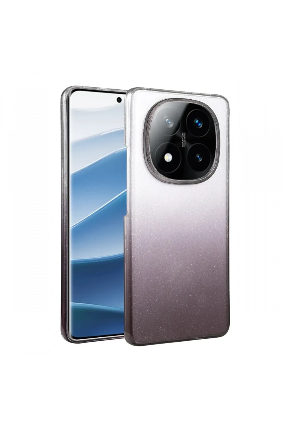 Xiaomi Redmi Note 14 Pro 5G Glossy Kapak - Siyah