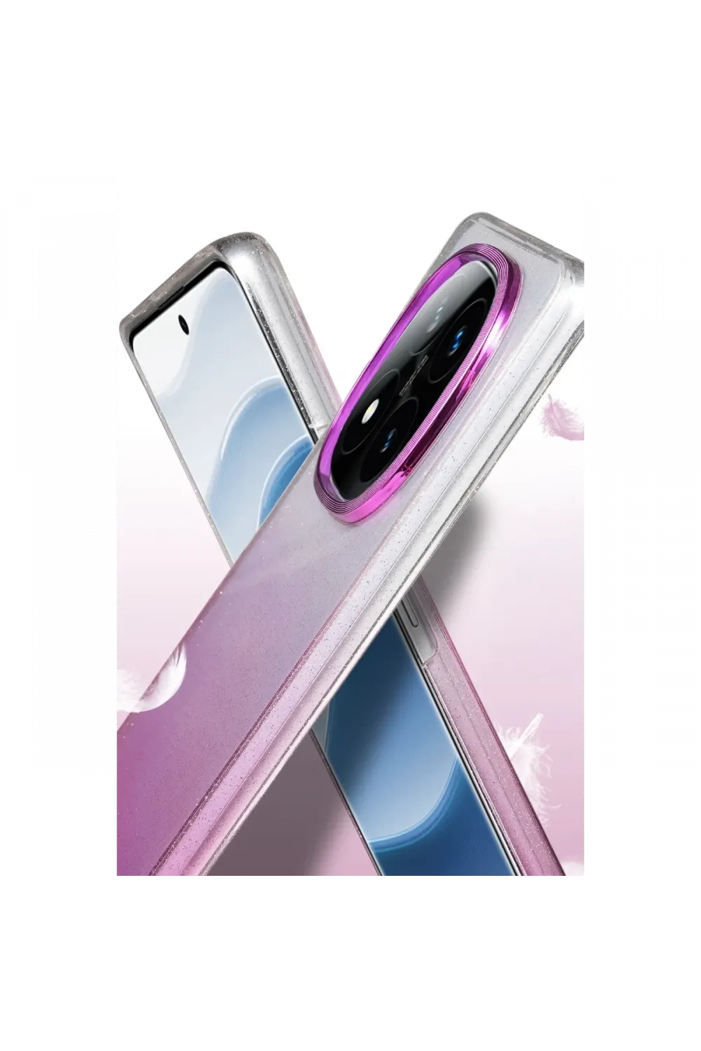 Xiaomi Redmi Note 14 Pro 5G Glossy Kapak - Siyah