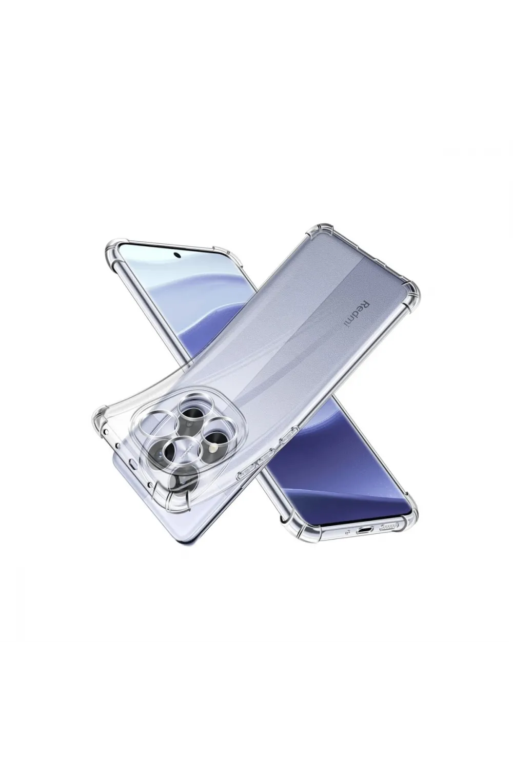 Xiaomi Redmi Note 14 Pro 5g Kılıf Lüx Şeffaf Silikon