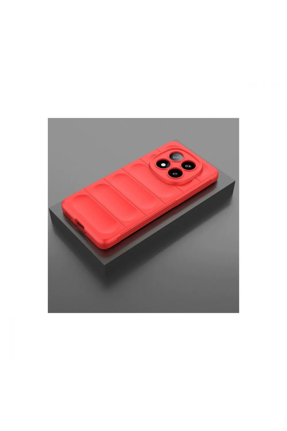 Xiaomi Redmi Note 14 Pro 5g Kılıf Optimum Silikon - Kırmızı