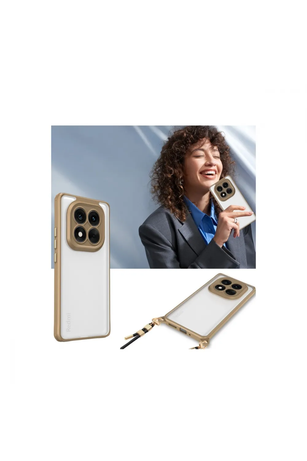 Xiaomi Redmi Note 14 Pro 5g Kılıf Penta Silikon Kılıf - Şeffaf