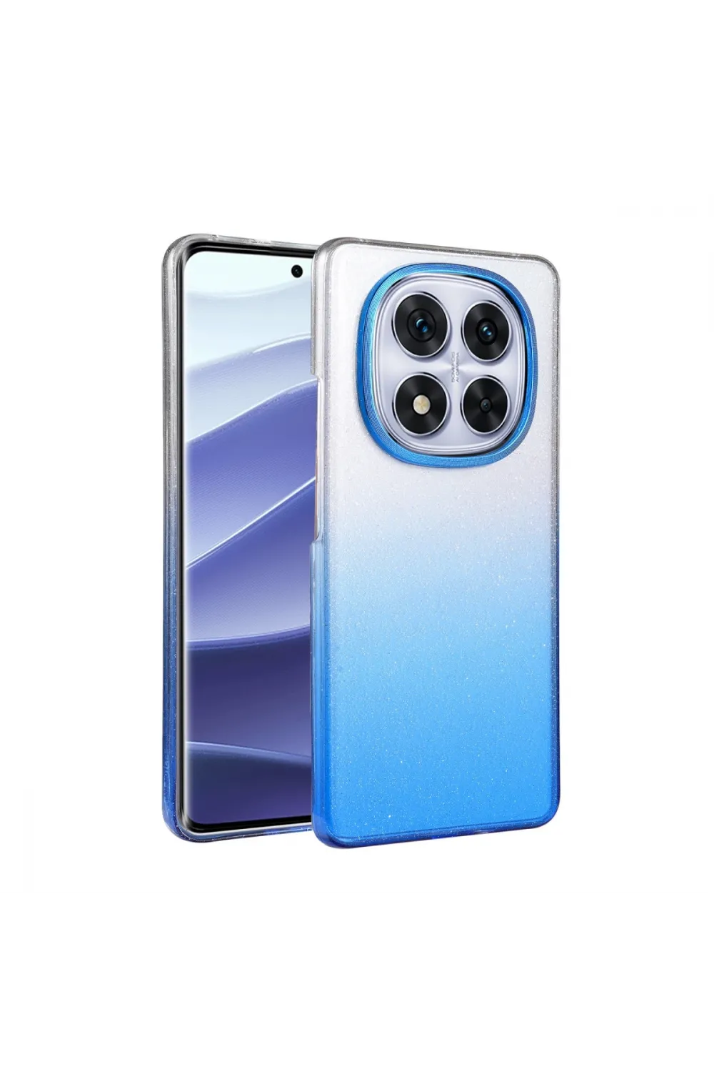 Xiaomi Redmi Note 14 Pro Plus Glossy Kapak - Mavi