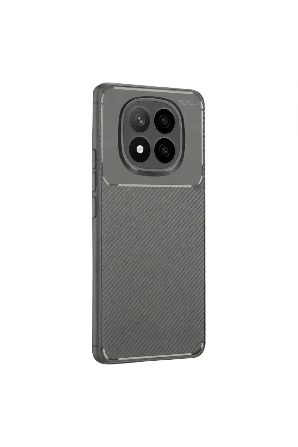 Xiaomi Redmi Note 14 Pro Plus Kılıf Auto Focus Karbon Kapak - Gri