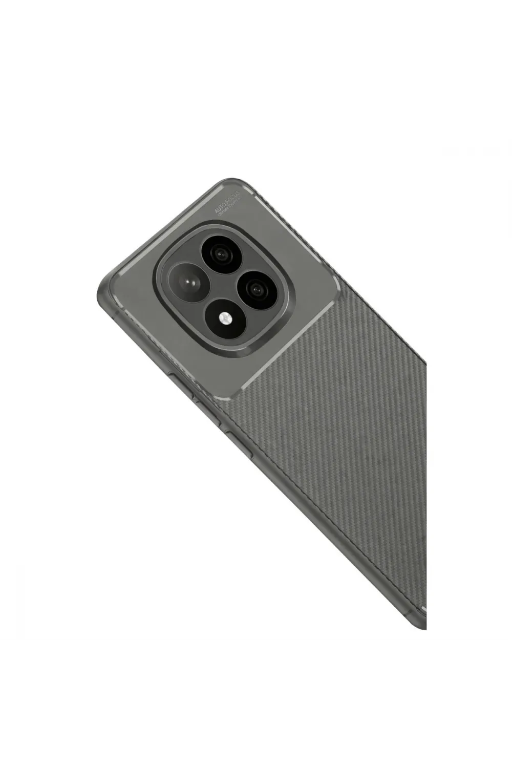Xiaomi Redmi Note 14 Pro Plus Kılıf Auto Focus Karbon Kapak - Gri