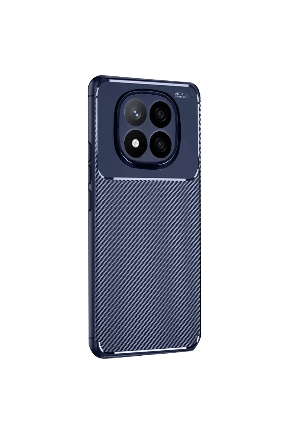 Xiaomi Redmi Note 14 Pro Plus Kılıf Auto Focus Karbon Kapak - Lacivert