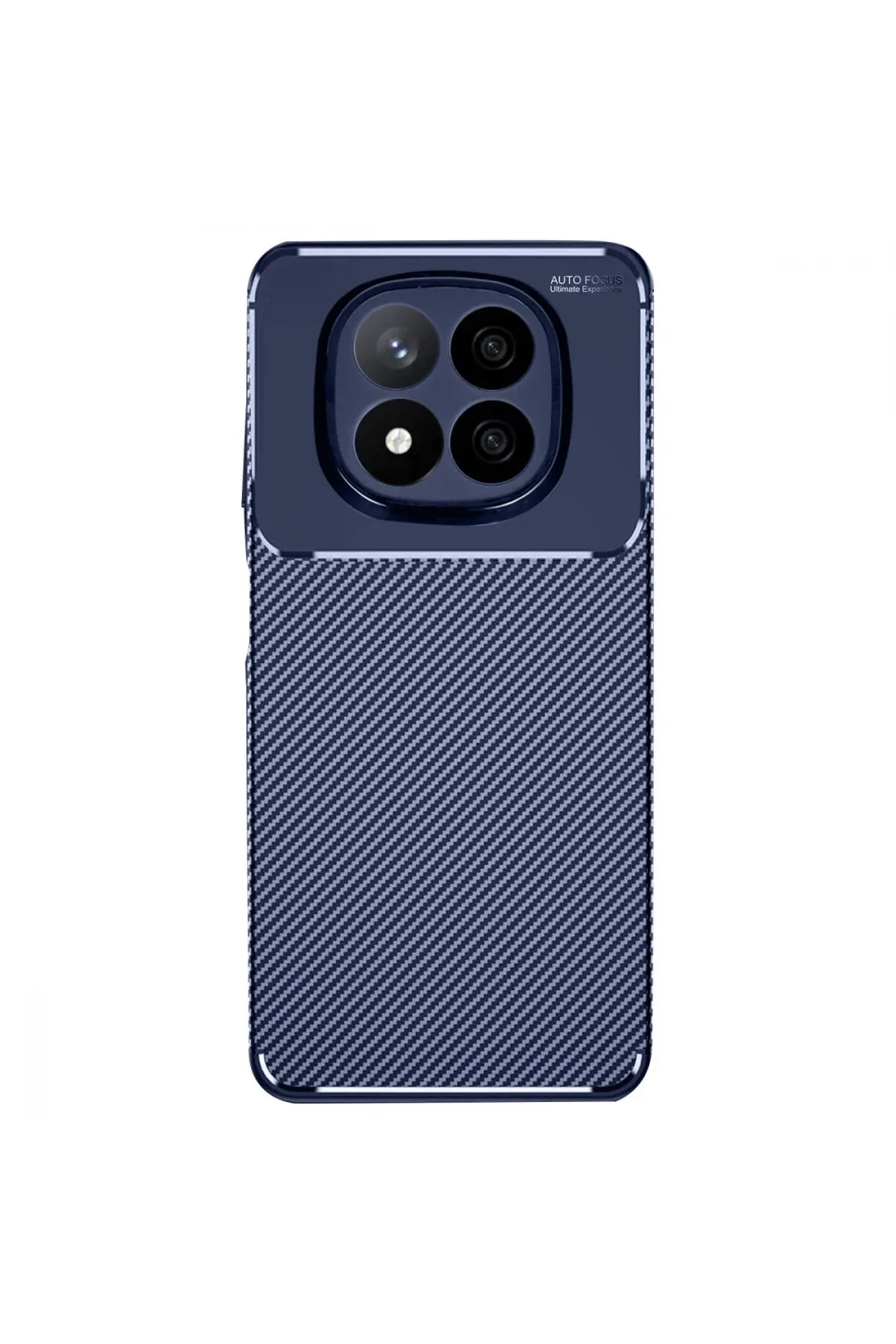 Xiaomi Redmi Note 14 Pro Plus Kılıf Auto Focus Karbon Kapak - Lacivert