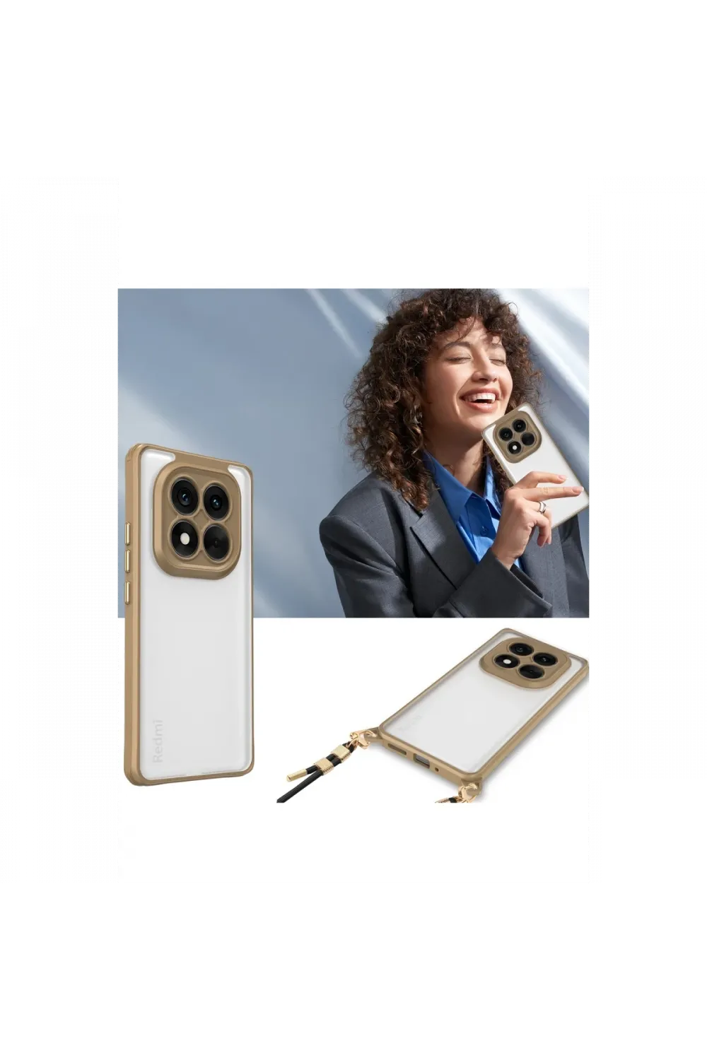 Xiaomi Redmi Note 14 Pro Plus Kılıf Penta Silikon Kılıf - Şeffaf