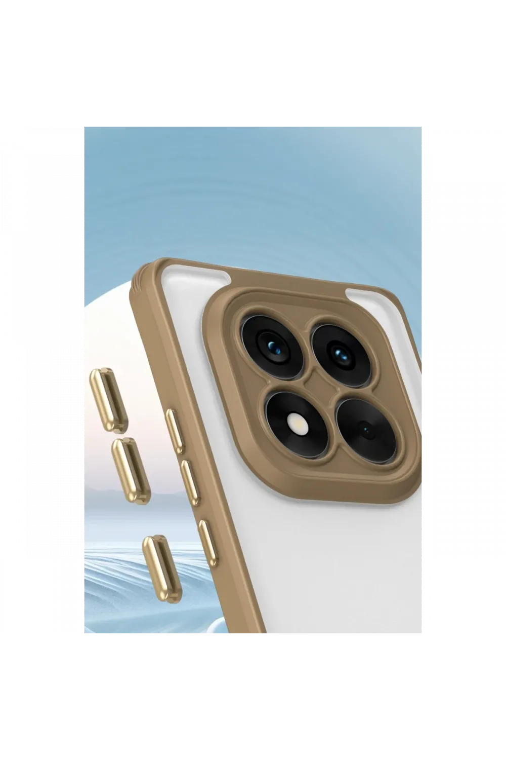 Xiaomi Redmi Note 14 Pro Plus Kılıf Penta Silikon Kılıf - Şeffaf