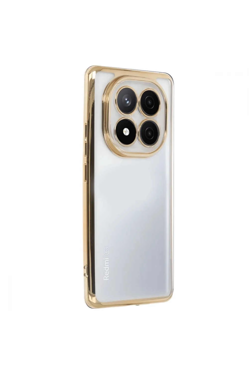 Xiaomi Redmi Note 14 Pro Plus Kılıf Razer Lensli Silikon - Gold