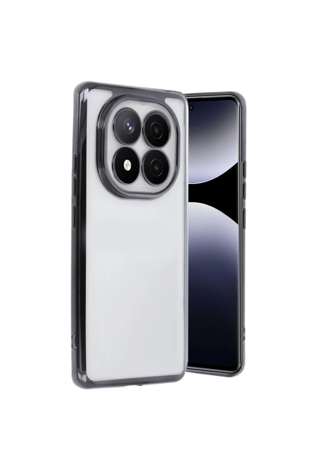 Xiaomi Redmi Note 14 Pro Plus Kılıf Razer Lensli Silikon - Siyah