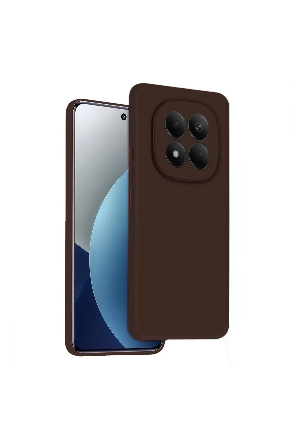 Xiaomi Redmi Note 15 4g First Silikon - Kahverengi