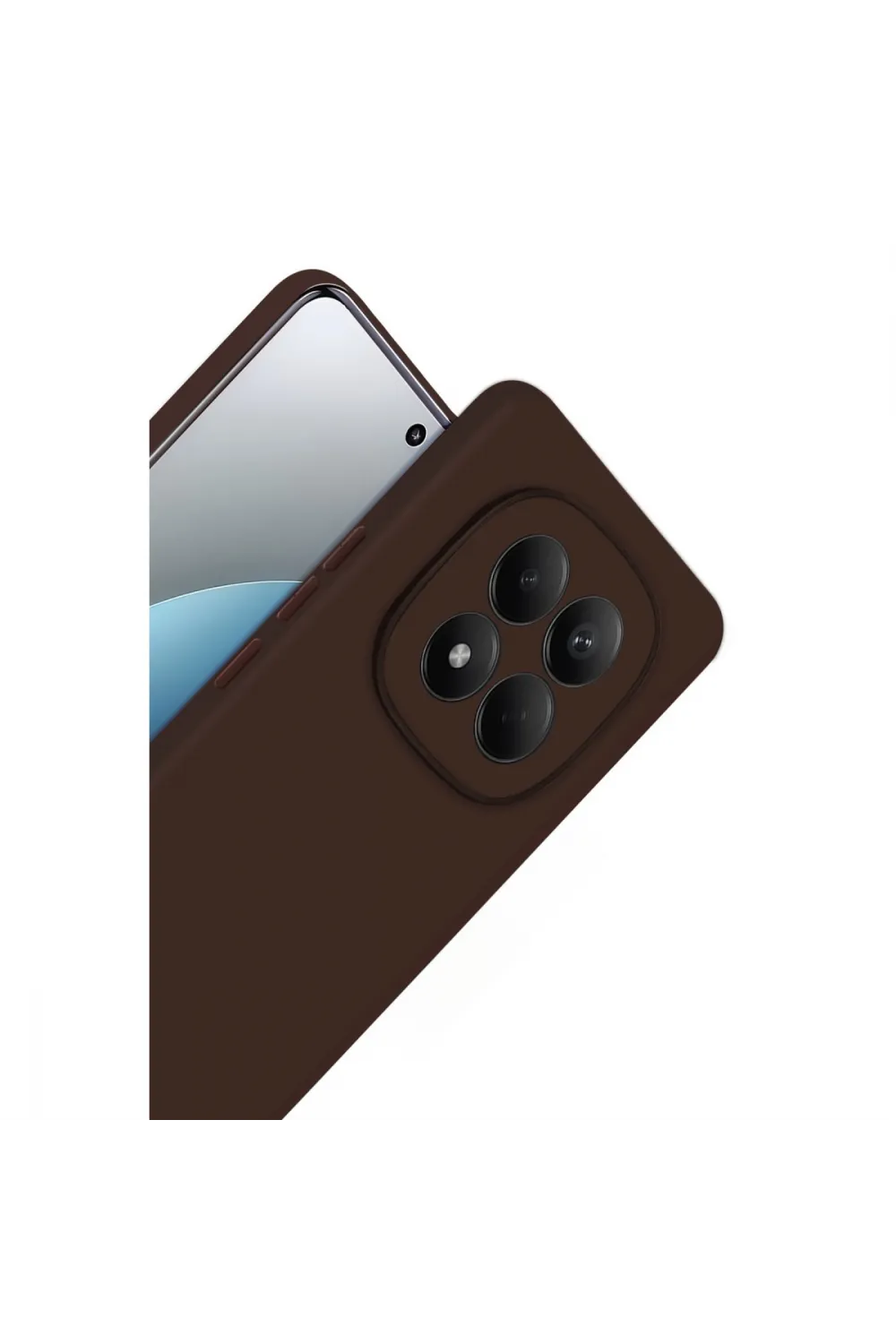 Xiaomi Redmi Note 15 4g First Silikon - Kahverengi
