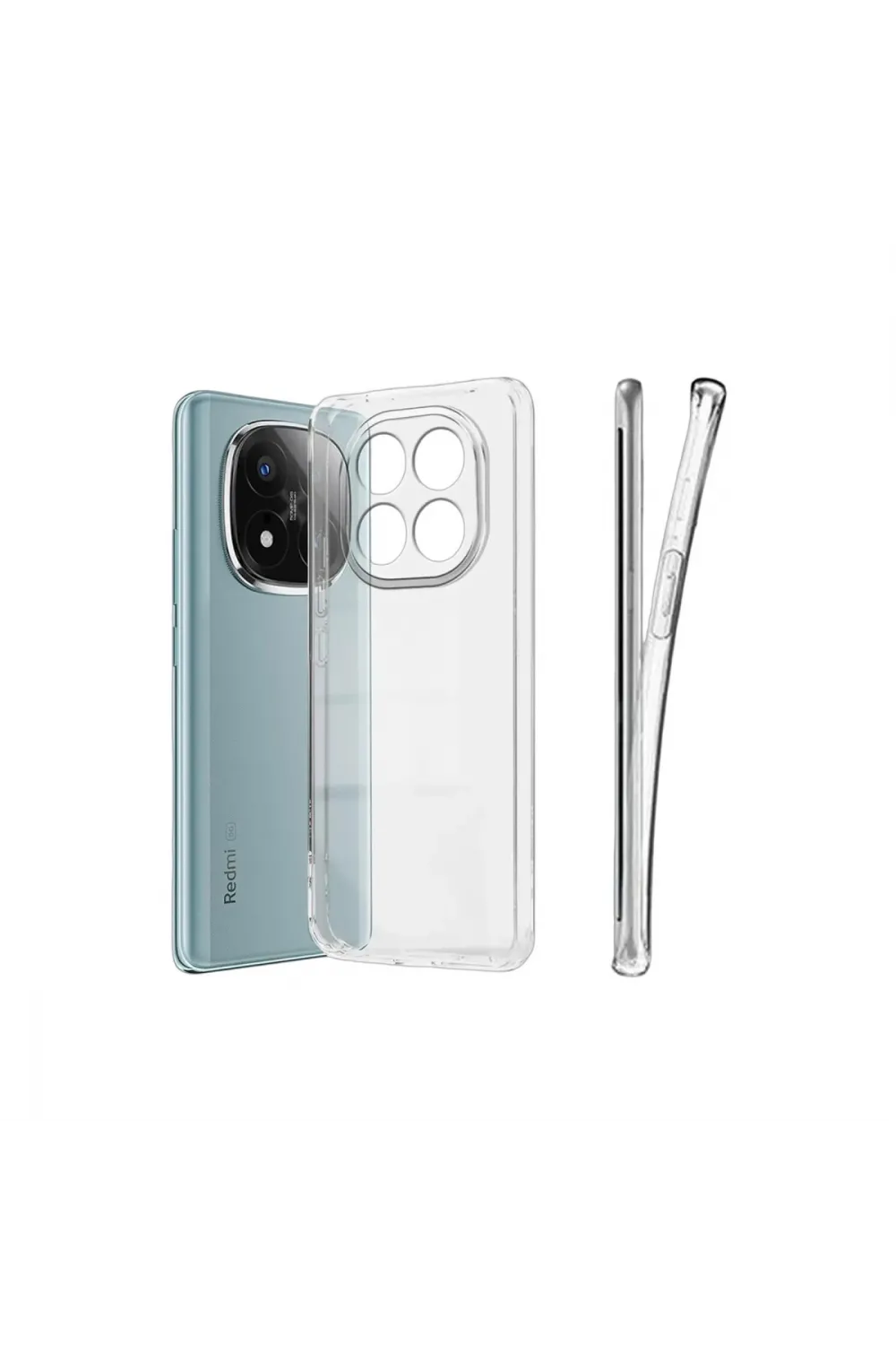 Xiaomi Redmi Note 15 Pro 4g Lüx Şeffaf Silikon - Şeffaf