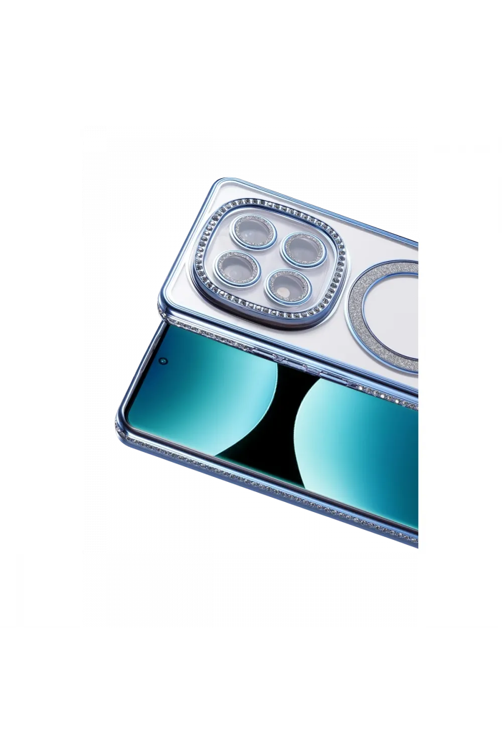 Xiaomi Redmi Note 15 Pro 5g Joke Simli Magneticsafe Kılıf - Mavi