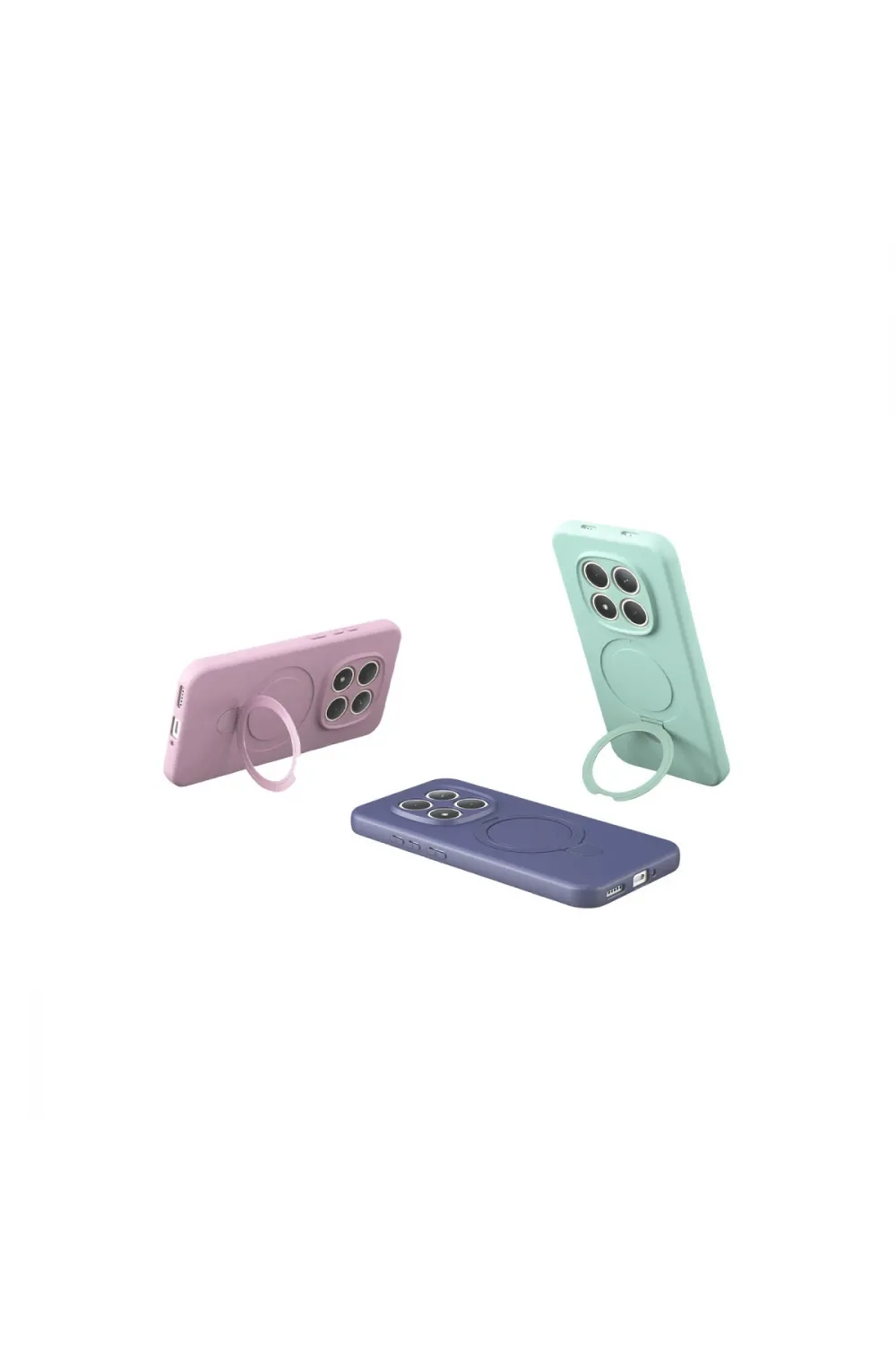 Xiaomi Redmi Note 15 Pro 5g Regal Magsafe Standlı Kapak - Açık Pembe