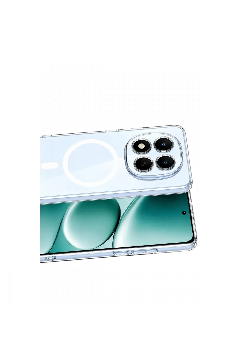 Xiaomi Redmi Note 15 Pro Plus 5g Combo Sert Şeffaf Magsafe Kapak - Şeffaf