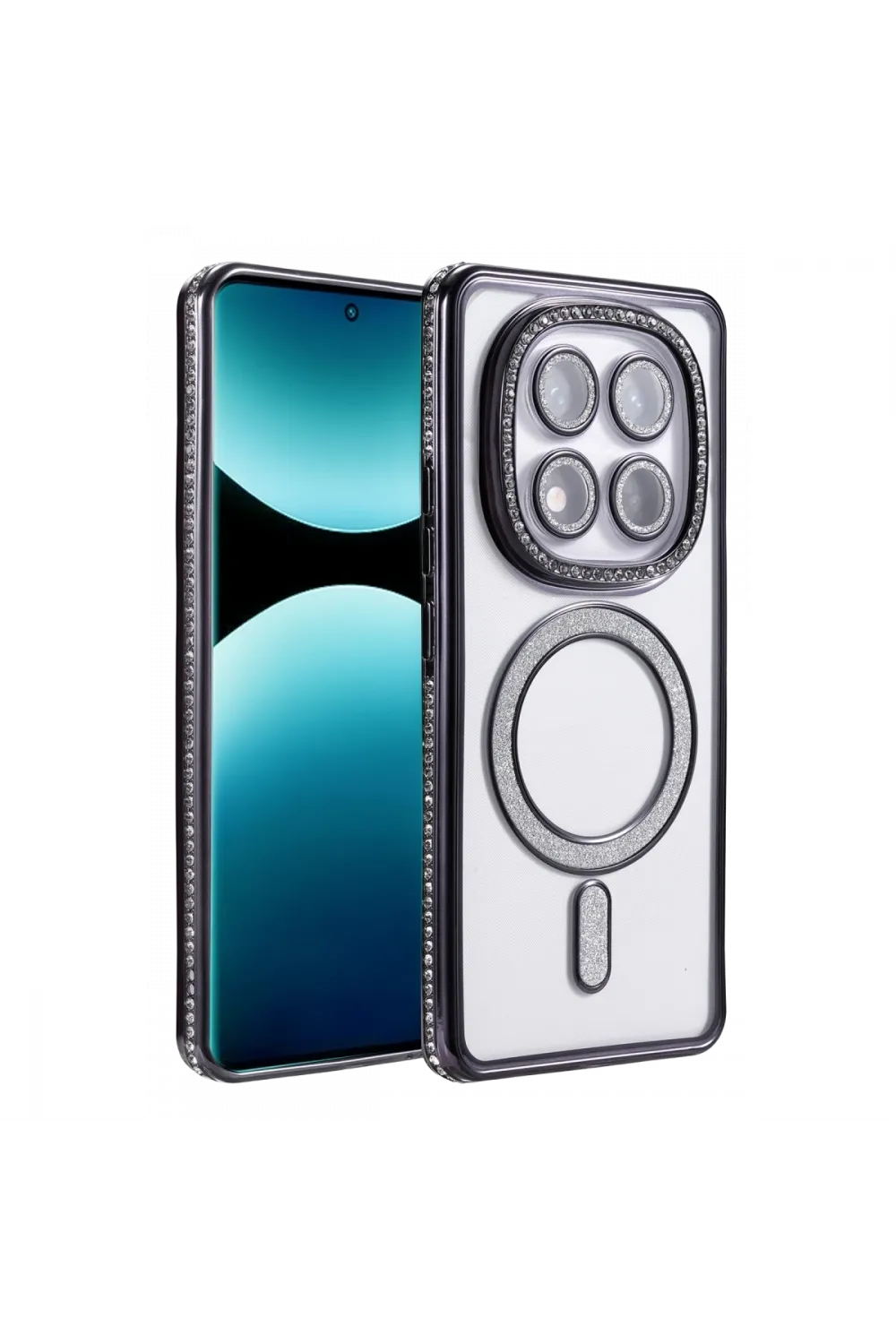 Xiaomi Redmi Note 15 Pro Plus 5g Joke Simli Magneticsafe Kılıf - Siyah