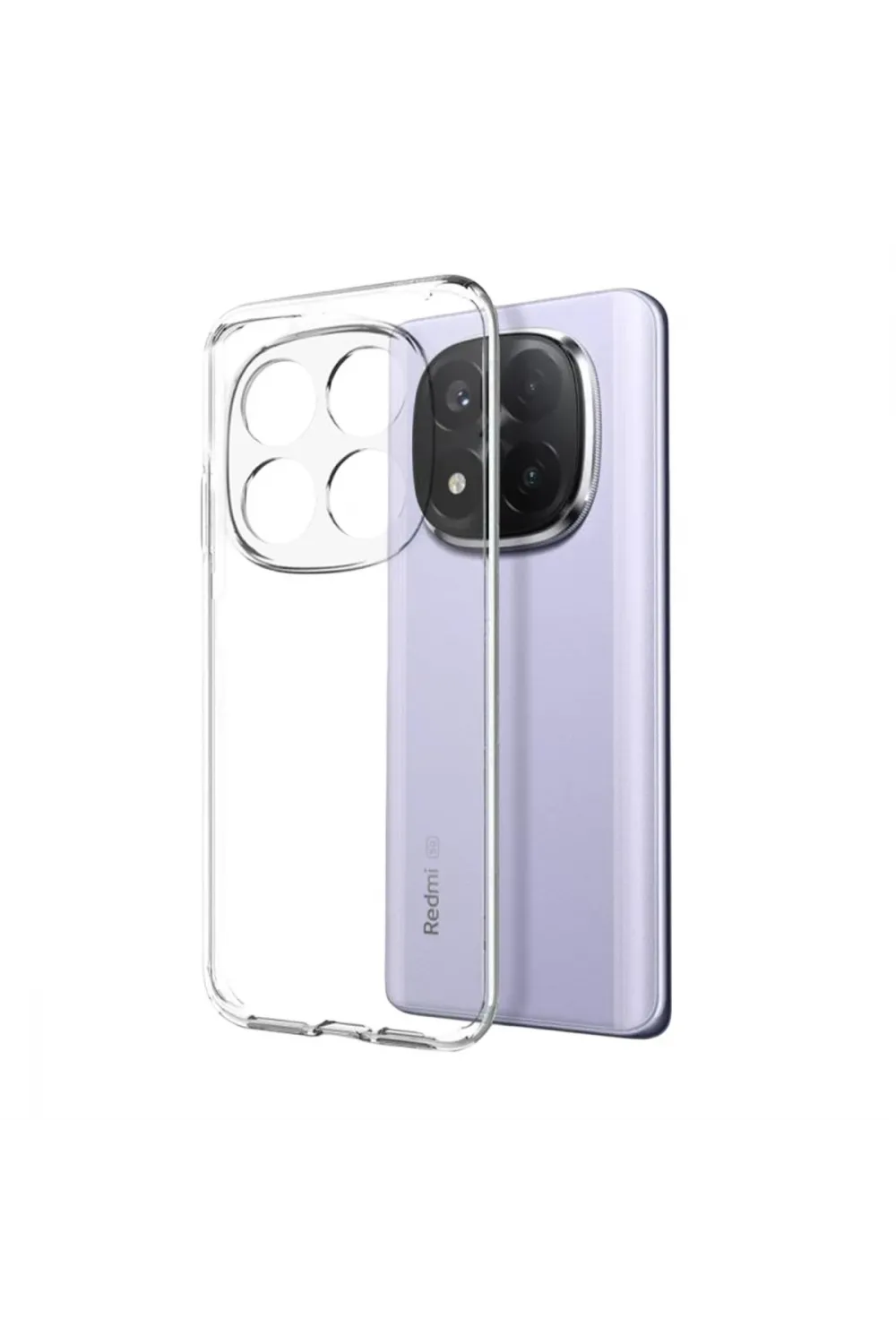 Xiaomi Redmi Note 15 Pro Plus 5g Lüx Şeffaf Silikon - Şeffaf