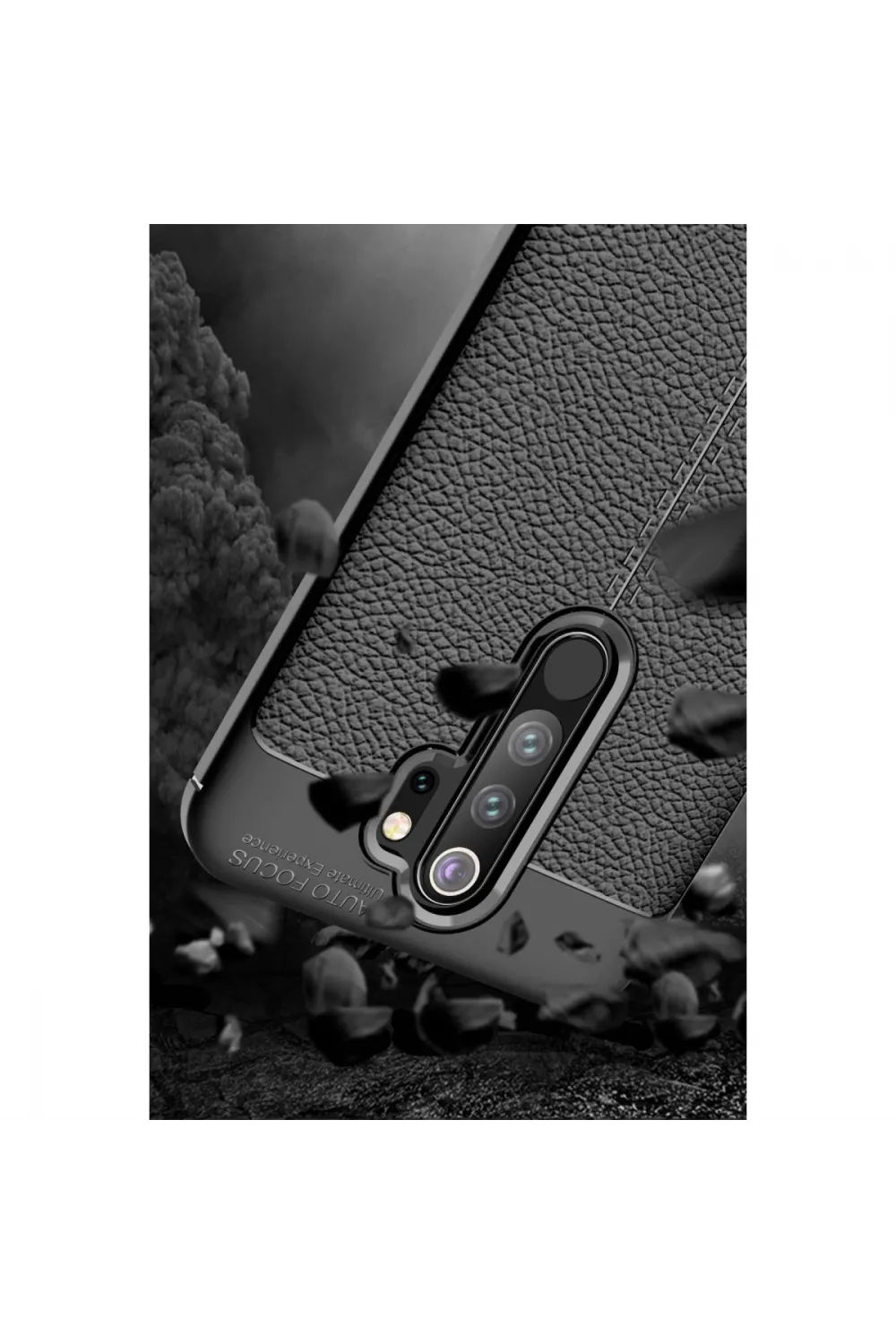 Xiaomi Redmi Note 8 Pro Kılıf Auto Focus Kapak - Kırmızı