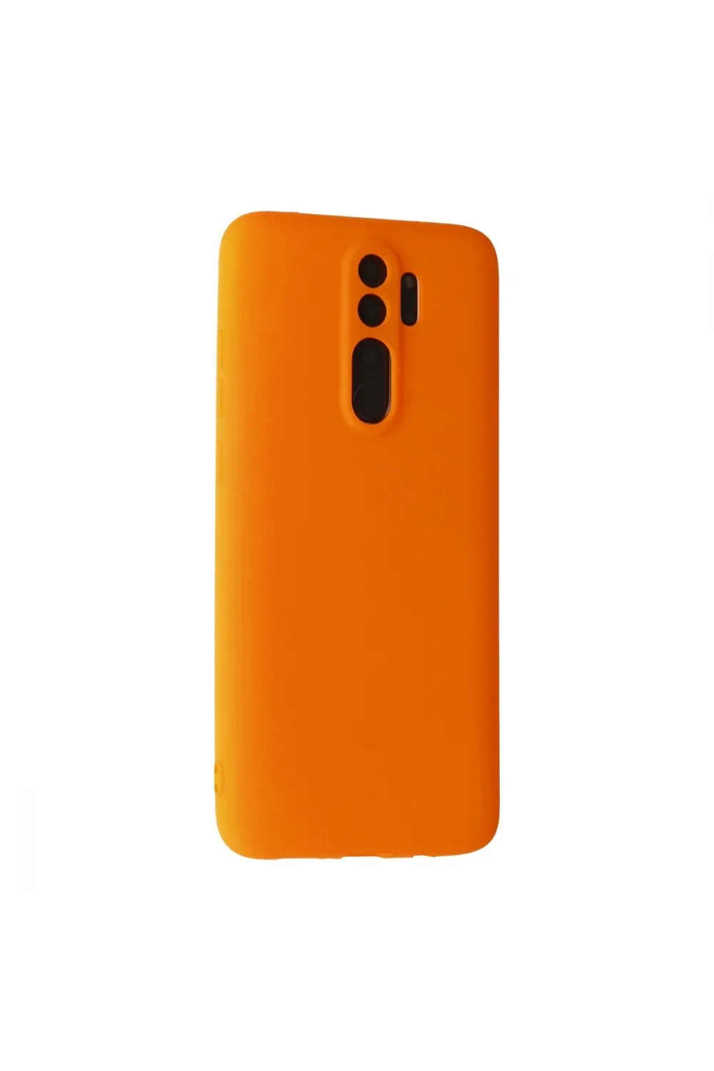 Xiaomi Redmi Note 8 Pro Kılıf First Silikon - Turuncu