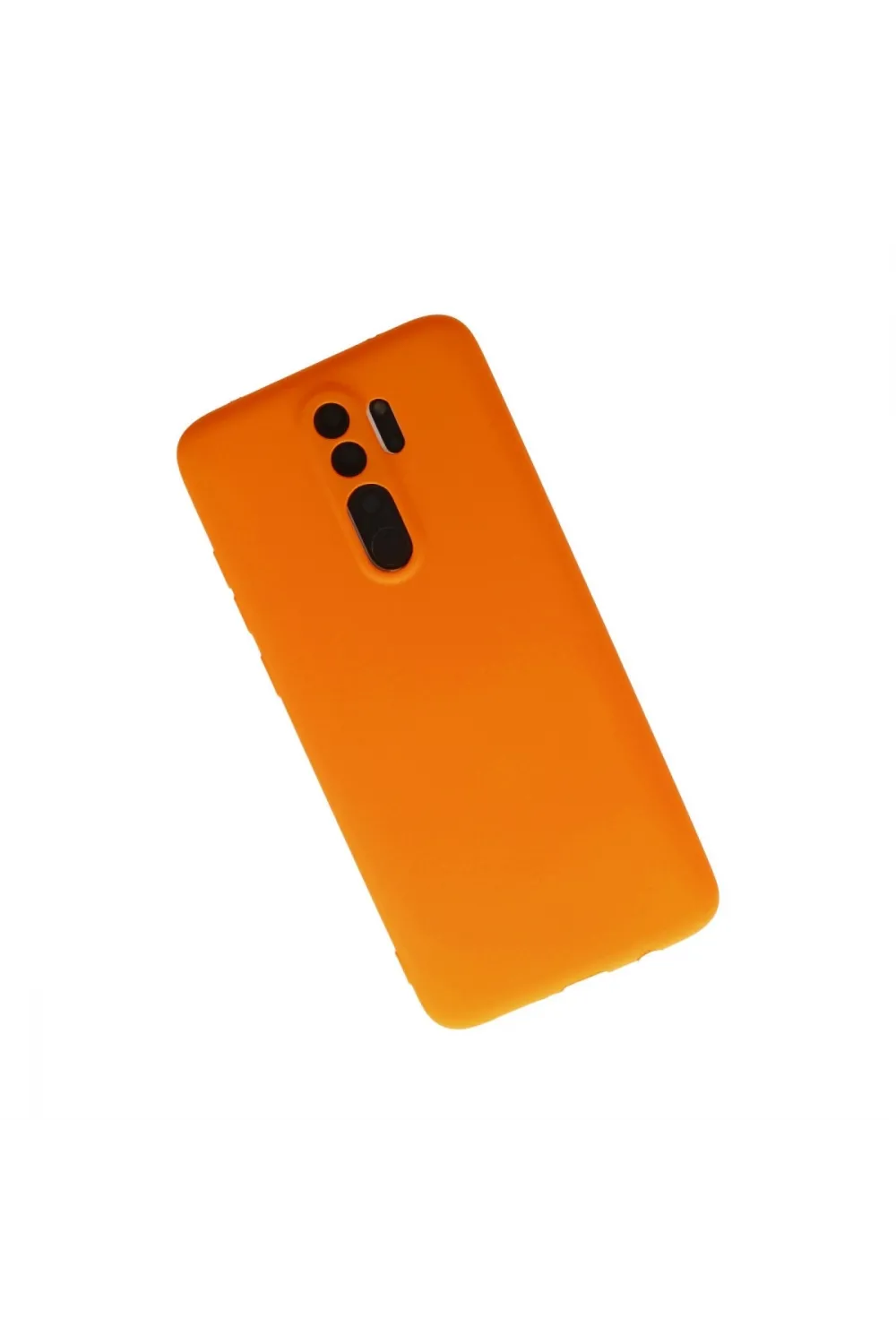 Xiaomi Redmi Note 8 Pro Kılıf First Silikon - Turuncu