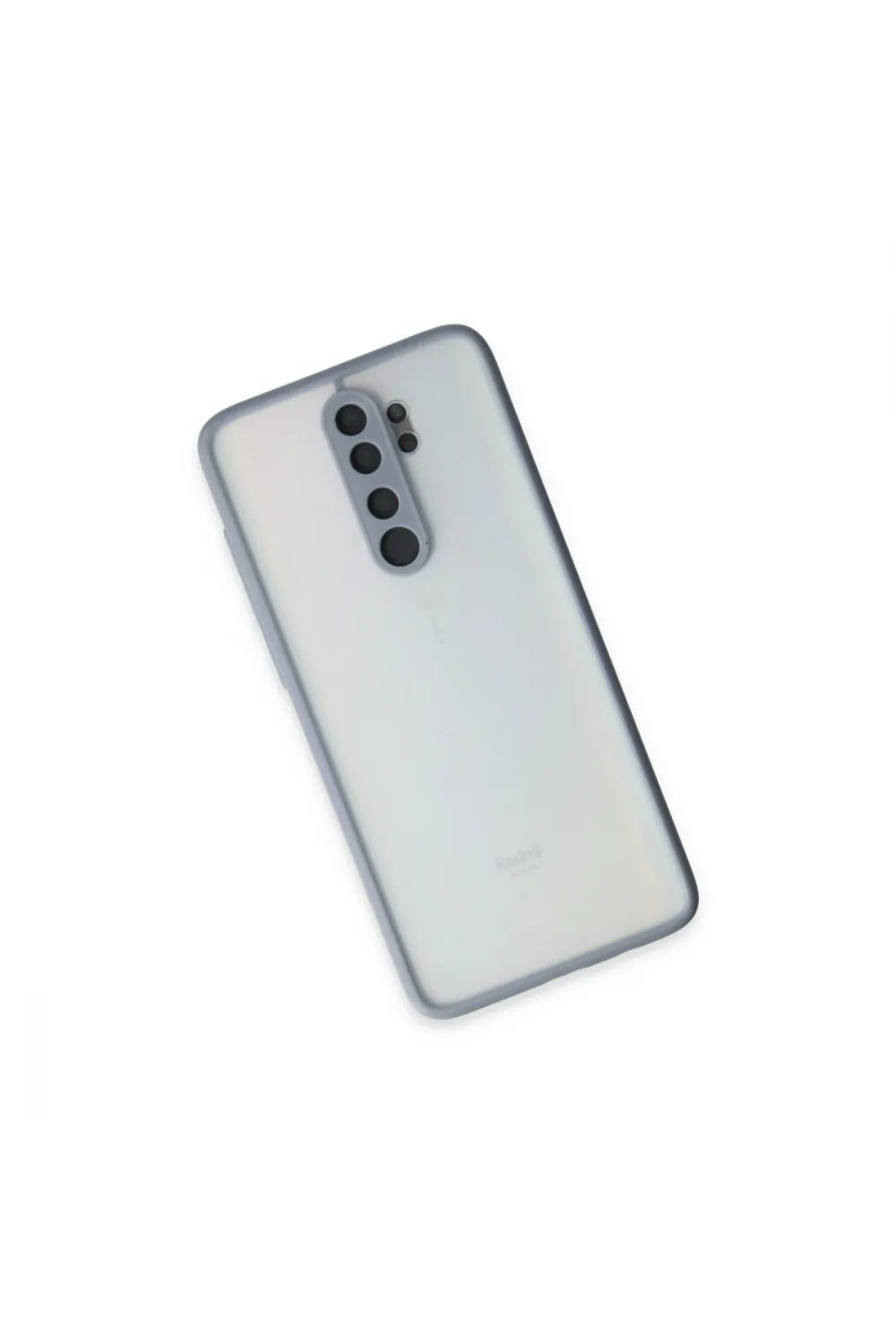 Xiaomi Redmi Note 8 Pro Kılıf Montreal Silikon Kapak - Gri