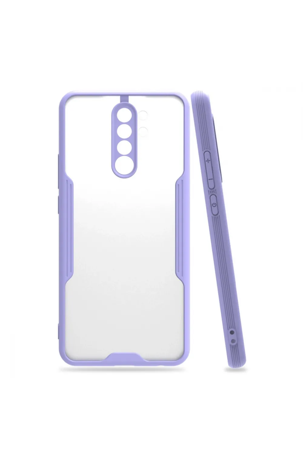Xiaomi Redmi Note 8 Pro Kılıf Platin Silikon - Lila