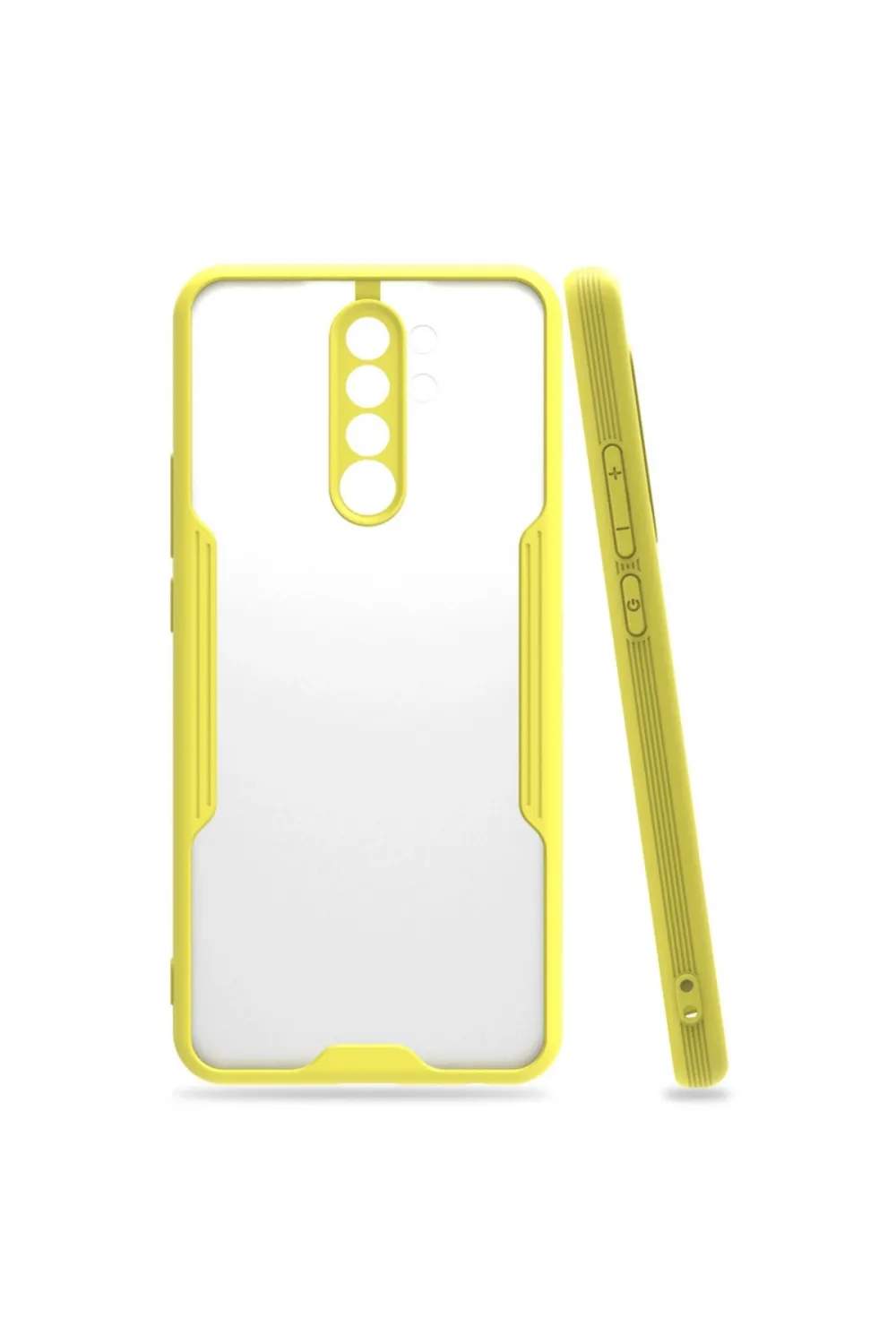 Xiaomi Redmi Note 8 Pro Kılıf Platin Silikon - Sarı