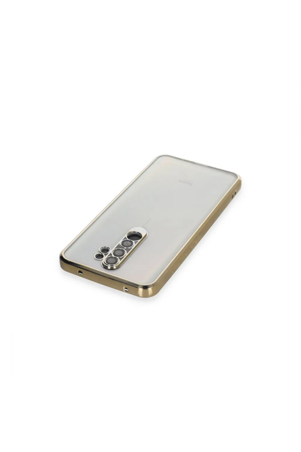 Xiaomi Redmi Note 8 Pro Kılıf Razer Lensli Silikon - Gold