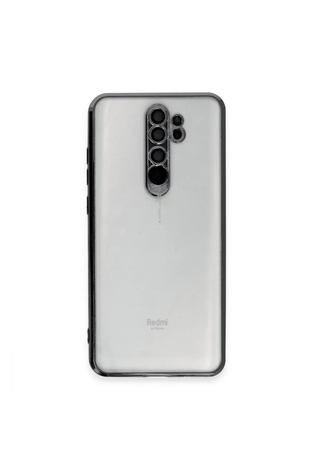 Xiaomi Redmi Note 8 Pro Kılıf Razer Lensli Silikon - Siyah