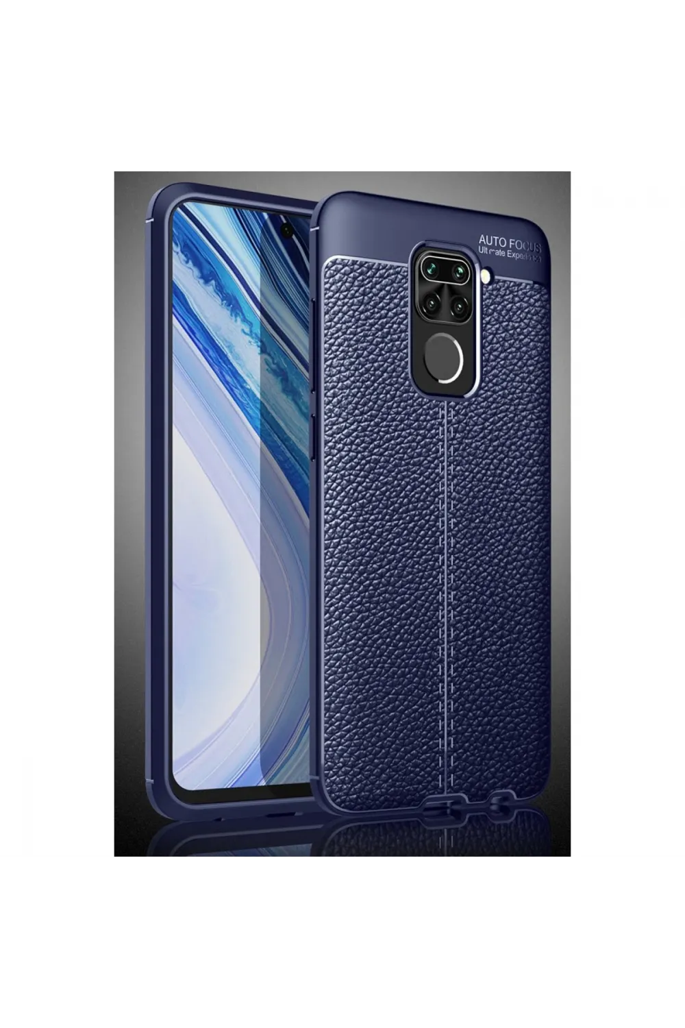 Xiaomi Redmi Note 9 Kılıf Auto Focus Kapak - Lacivert