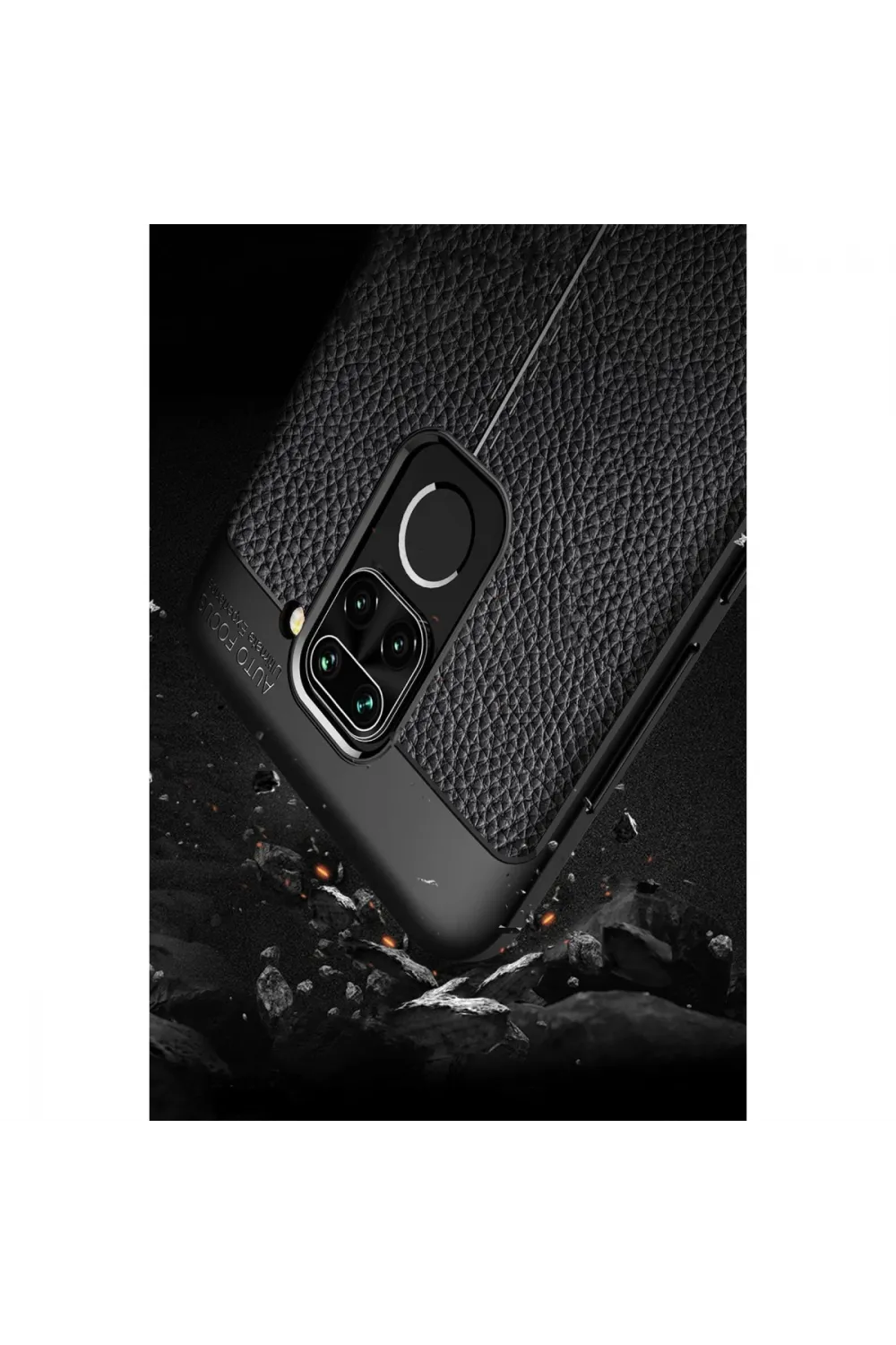 Xiaomi Redmi Note 9 Kılıf Auto Focus Kapak - Lacivert