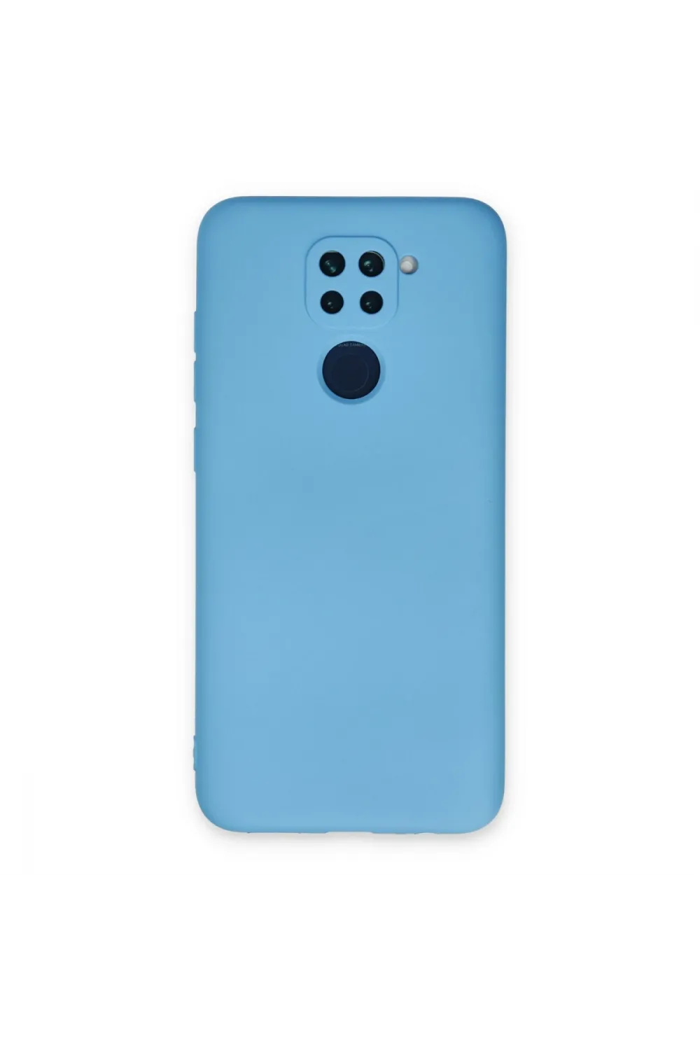 Xiaomi Redmi Note 9 Kılıf Nano İçi Kadife Silikon - Mavi