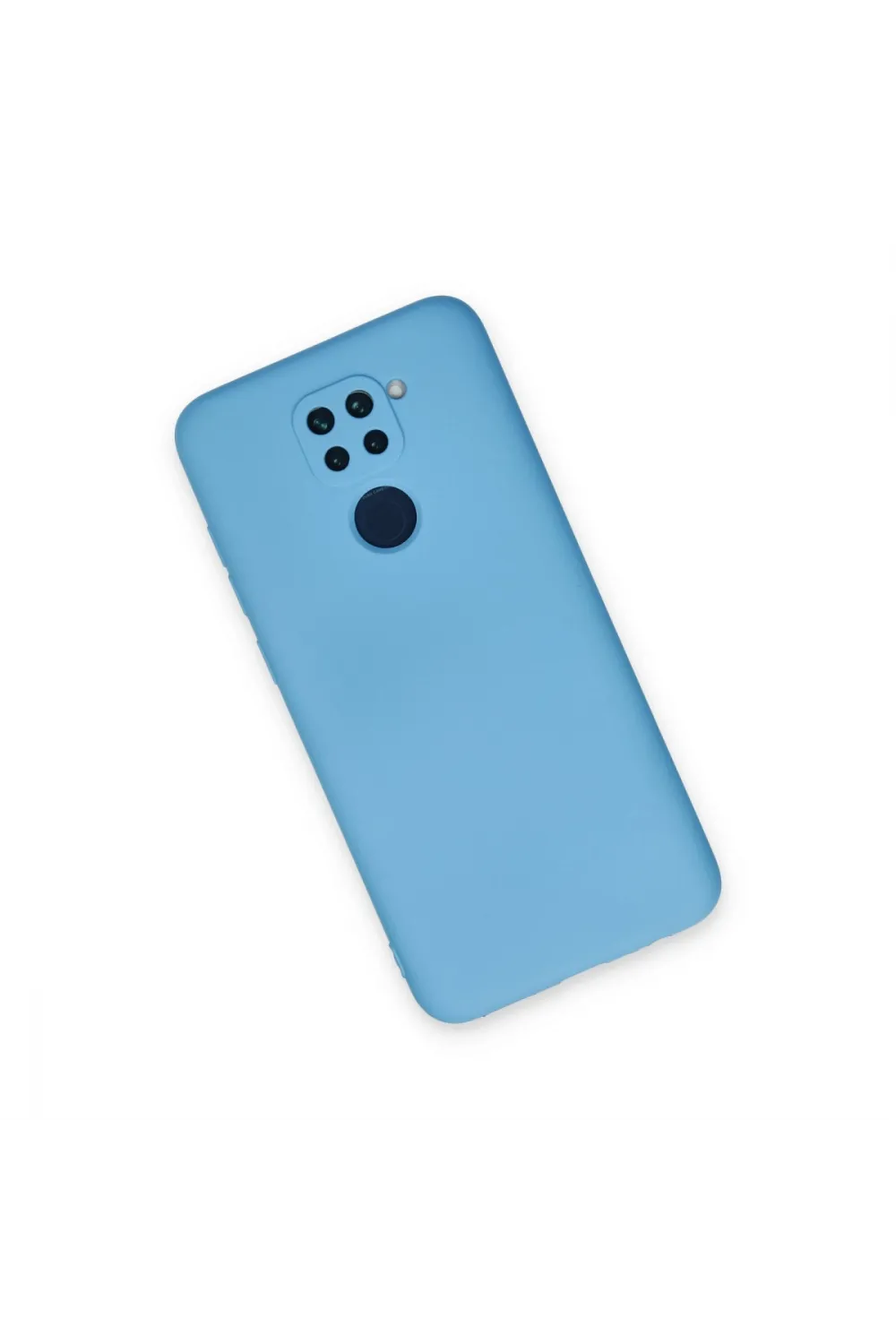 Xiaomi Redmi Note 9 Kılıf Nano İçi Kadife Silikon - Mavi