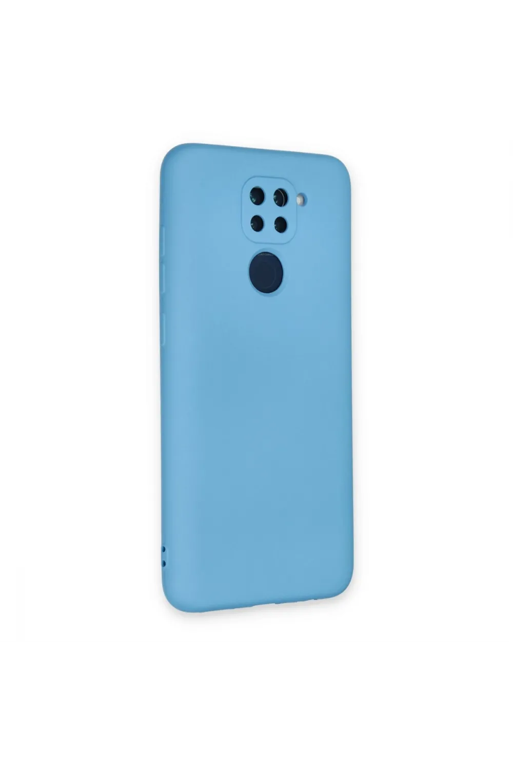 Xiaomi Redmi Note 9 Kılıf Nano İçi Kadife Silikon - Mavi