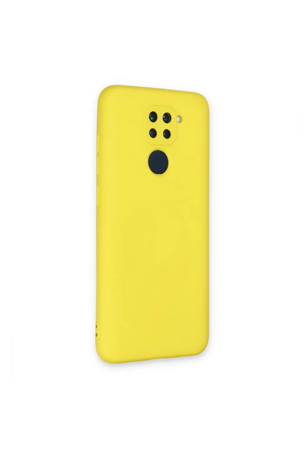 Xiaomi Redmi Note 9 Kılıf Nano İçi Kadife Silikon - Sarı