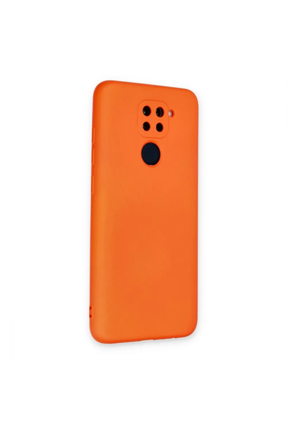 Xiaomi Redmi Note 9 Kılıf Nano İçi Kadife Silikon - Turuncu