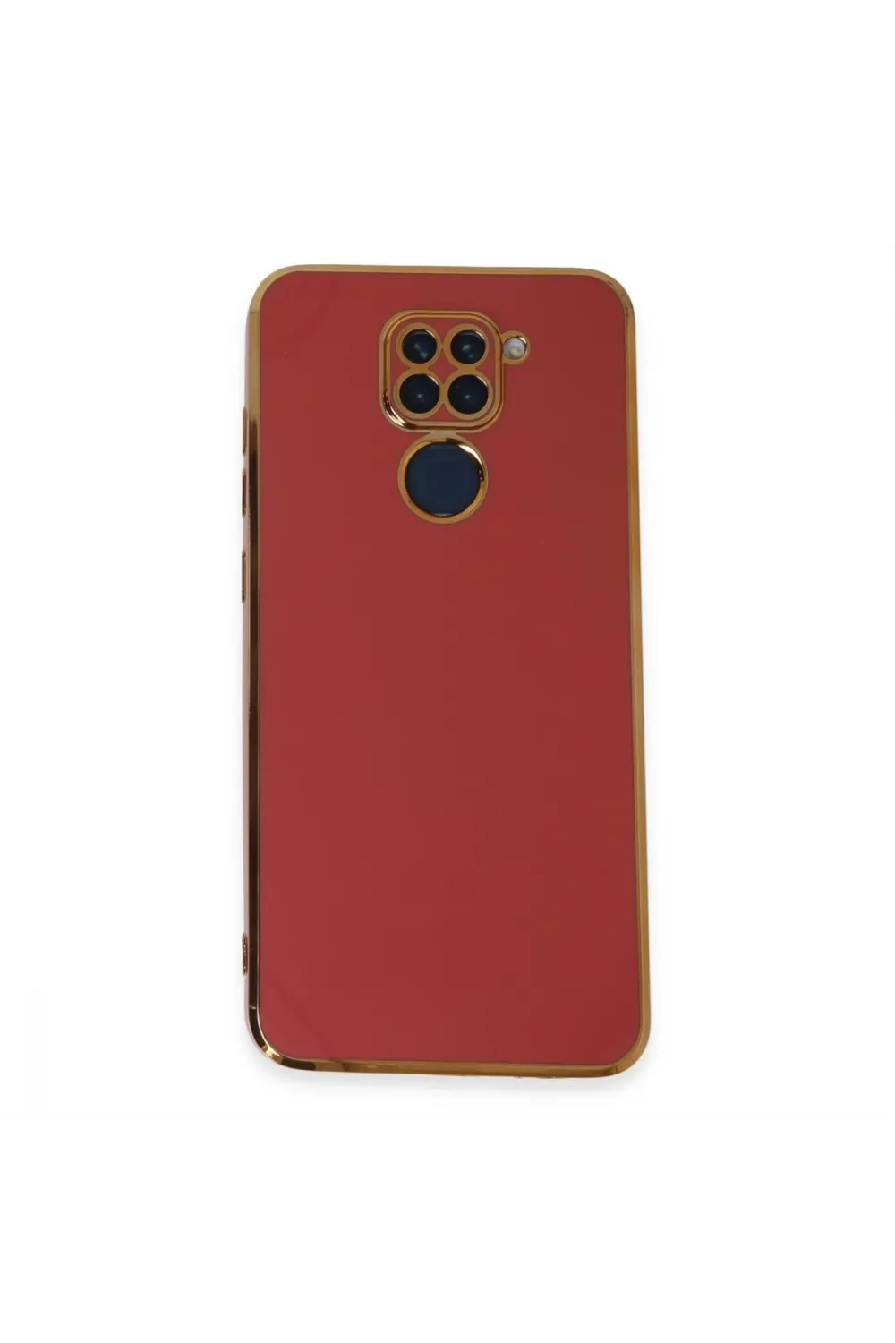 Xiaomi Redmi Note 9 Kılıf Volet Silikon - Kırmızı