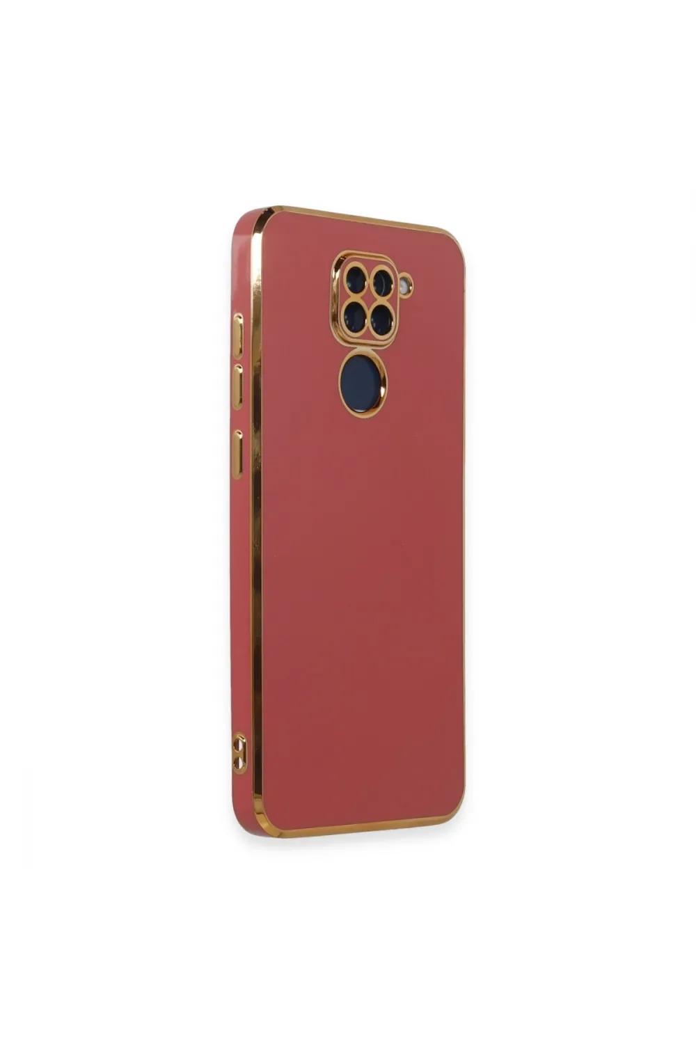 Xiaomi Redmi Note 9 Kılıf Volet Silikon - Kırmızı