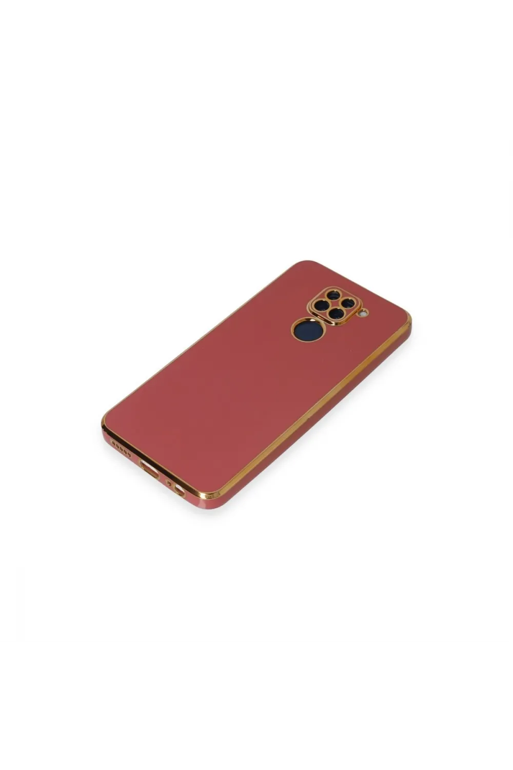 Xiaomi Redmi Note 9 Kılıf Volet Silikon - Kırmızı